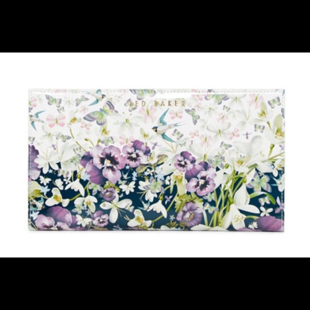 Ted Baker leather travel wallet passport holder - Picture 4 of 7